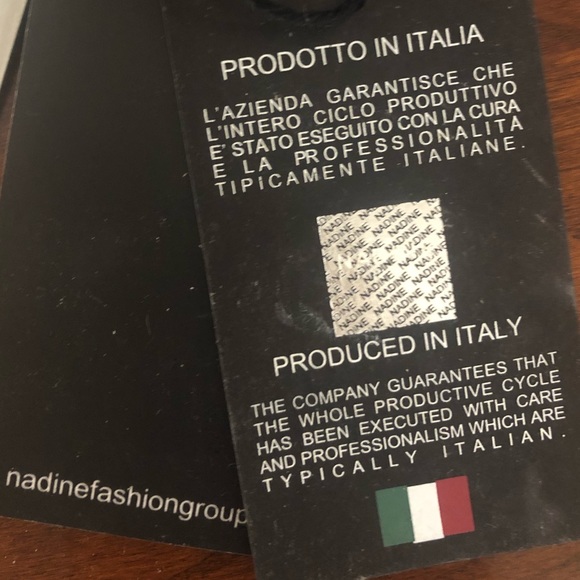 Nadine Milan Italy blue poppy lace back dress XS open back floral print - Picture 6 of 6